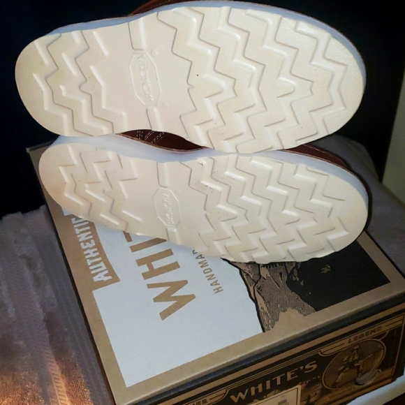 COPY - New white's perry moc toe boots 8.5 D red dog - Picture 3 of 3